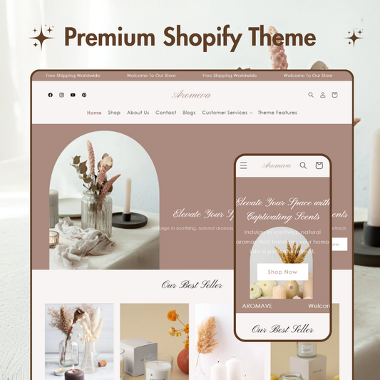 Aromeva – Shopify Theme for Candle, Home decor Store