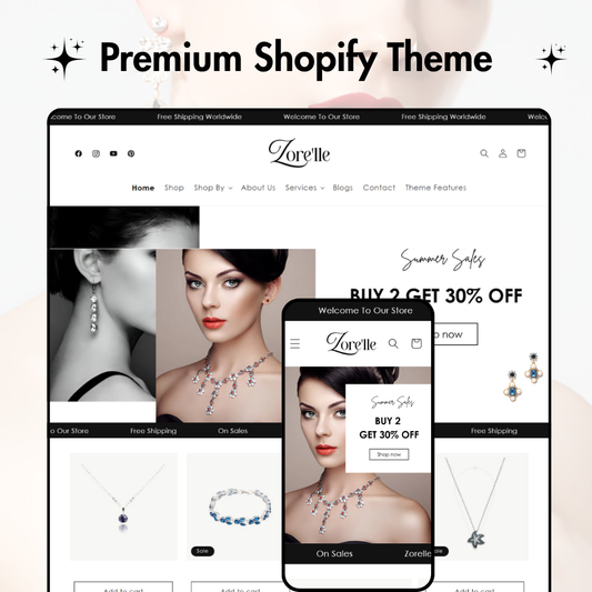 Zore'lle – Shopify Theme for Jewelry Store