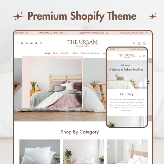 Urban Bedding - Shopify Theme For Home Decoration