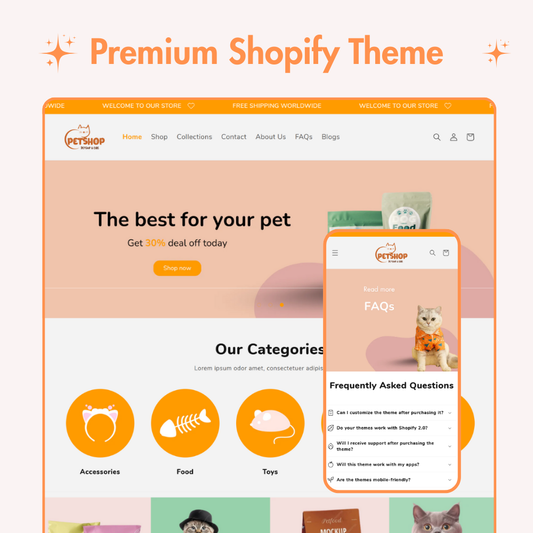 Pet Shop - Shopify Theme For Pet Shop