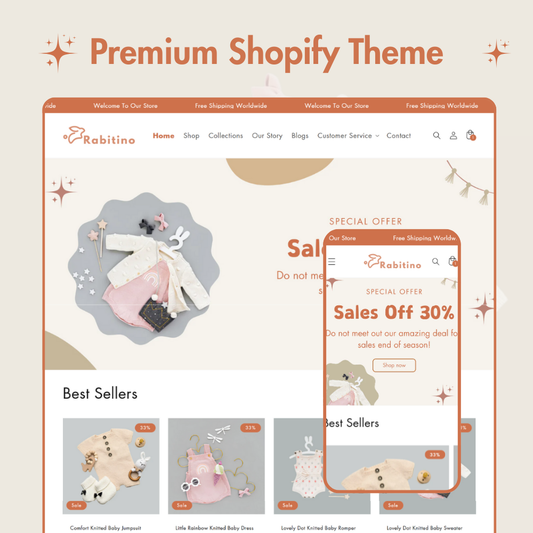 Rabitino – Shopify Theme for Children's Clothing Boutique